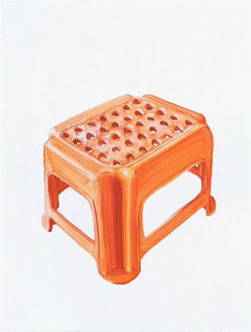 Orange Plastic Stool No.1&nbsp;橙色塑料凳1, 2009