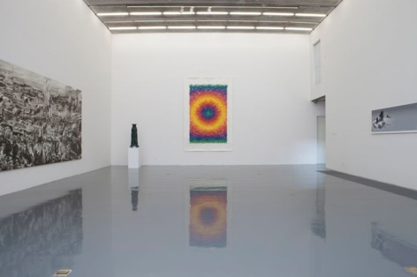 River Flows East:Installation view