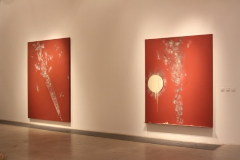 Like Moths to a Flame: Recent Works by Ye NanInstallation view