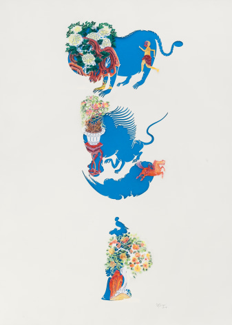 Wu Jian&rsquo;an&nbsp;邬建安&nbsp;(b. 1980), Sky-Blue Garden&nbsp;天兰色的花园, 2014