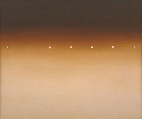 Ribbons, 1973 Oil on canvas