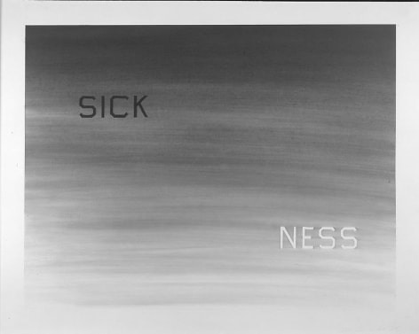 Sick...Ness, 1984 Pastel on paper