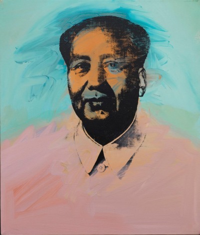 Mao (CR 2330), 1973, Acrylic and silkscreen ink on linen