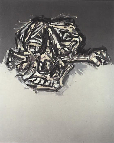 Antonio Saura Portrait imaginarie de Goya 3.85, 1985