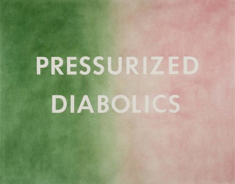 Ed Ruscha Pressurized Diabolics, 1976