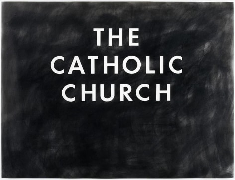 Ed Ruscha The Catholic Church, 1974