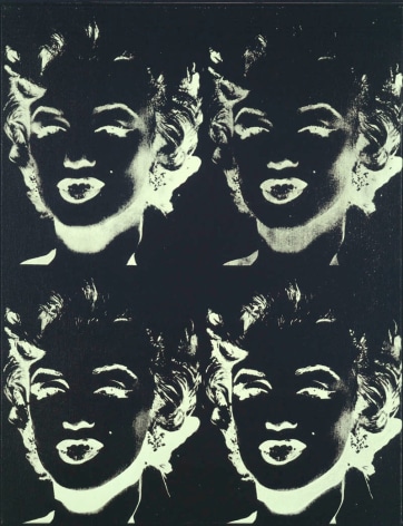 Four Marilyns, 1979-86, Synthetic polymer paint silkscreened on canvas