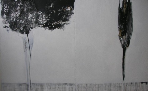 Farideh Lashai Leili va Majnun (From I don&#039;t want to be a tree; I want to be its meaning series), 2008 - 2009