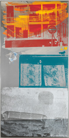 Mow Lounge (Urban Bourbon), 1994-1995, Acrylic on mirrored aluminum