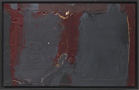 Antoni T&agrave;pies Gris I porpa (Grey and Purple), 1960