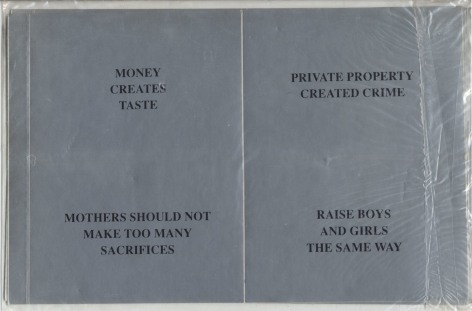 Jenny Holzer &nbsp; Messages, Alternate Projects