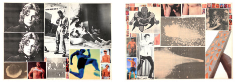 Hudinilson Jr. , Untitled, 1980/2008 UNIQUE double sided collage on paper, SIGNED, Alternate Projects