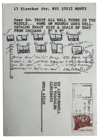 Lawrence Weiner, Ed Leffingwell, Unique drawing, Alternate Projects