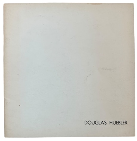 Douglas Huebler, Alternate Projects