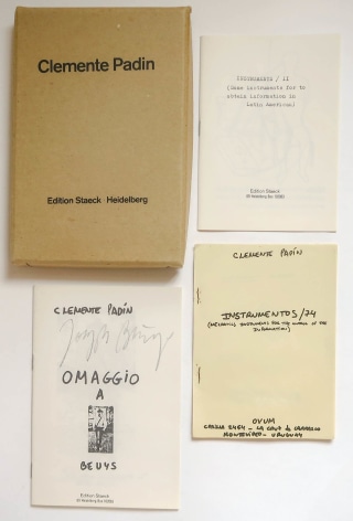 Clemente Pad&iacute;n, Omaggio A Beuys; Instrumentos/74; Instruments/II