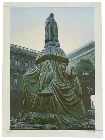 Christo Wrapped Monument to Leonardo Alternate Projects