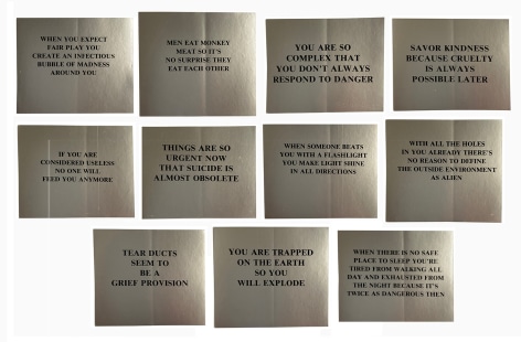 Jenny Holzer, Truism Stickers, ca early 1980s, Alternate Projects
