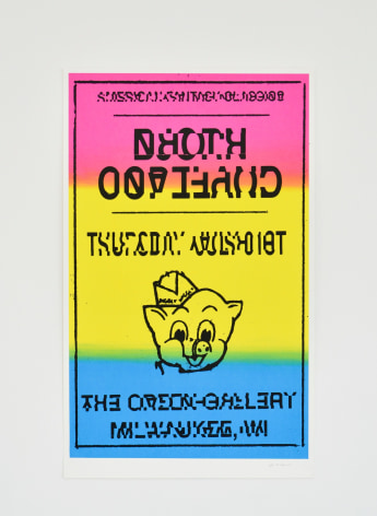 AFC poster for Green Gallery, 2014