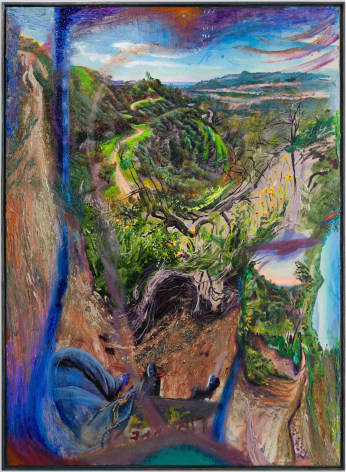 Runyon Canyon in a Blue Hoodie, Dylan Vandenhoeck