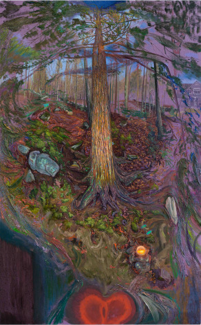 Illuminated Tree with Entoptic Phenomena, Dylan Vandenhoeck