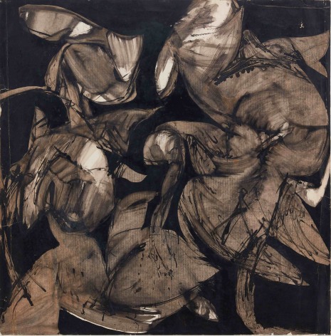 Untitled, 1974. Ink on paper. 33.46 x 33.07 inches (85 x 84 cm)