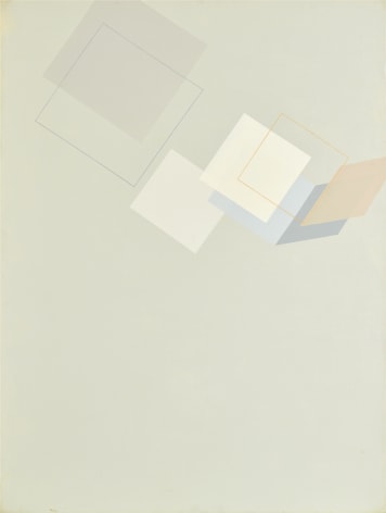 Suh Seung-Won,&nbsp;Simultaneity 77-360, 1977. Oil on canvas (51.3 x 38.19 inches).