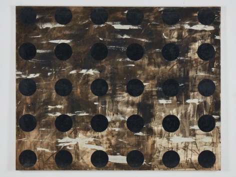 Untitled, 1991. Mixed media on canvas.&nbsp;71.46 x 89.37 inches&nbsp;(181.5 x 227 cm)