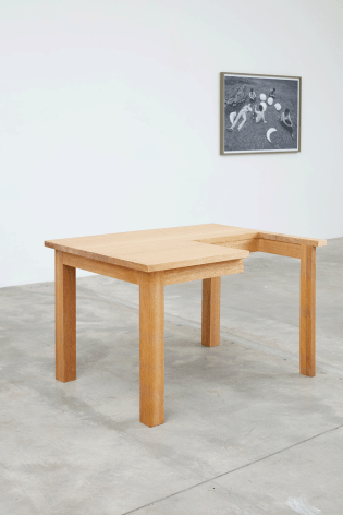 Table,&nbsp;2007.&nbsp;Wood.&nbsp;47.24 x 28.94 x 35.43 inches (120 x 73.5 x 90 cm)