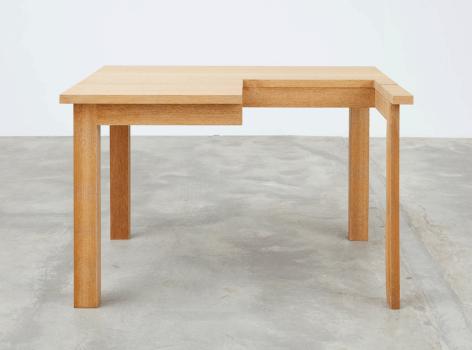 Table, 2007.&nbsp;Wood.&nbsp;47.24 x 28.94 x 35.43 inches (120 x 73.5 x 90 cm)