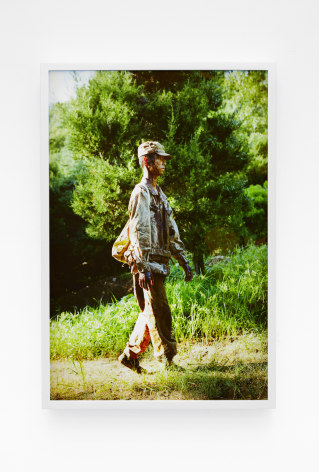Park Chan-kyong, Child Soldier, 2017-2018. Photo in light box, 32.68 x 22.05 x 2.76 inches (83 x 56 x 7 cm), edition 1/5, 2 AP, Photography, Park Chan-Kyong: Citizen's Forest at Tina Kim Gallery, 2018