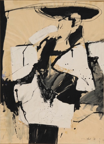 Untitled, 1966.&nbsp;Ink, acrylic and paper collage on paper.&nbsp;24.02 x 17.91 inches&nbsp;(61 x 45.5 cm)