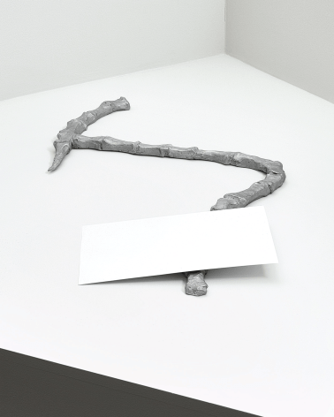 Bone and Walnut, 2016.&nbsp;Aluminum.&nbsp;Approximately 17.72 x 27.56 x 0.98&nbsp;inches (45 cm x 70 cm x 2.5 cm)