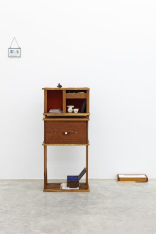 Group Show with Commonwealth and Council: Patricia Fern&aacute;ndez, Box (a proposition for ten years) (2012-2022). Mixed media, dimensions variable