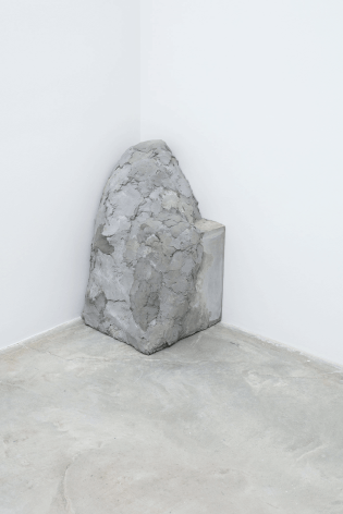 Corner Stone II,&nbsp;2011.&nbsp;Cement. 17.72 x 17.72 x 34.65 inches (45 x 45 x 88 cm)