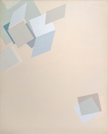 Suh Seung-Won,&nbsp;Simultaneity 81-116, 1981. Oil on canvas. 63.78 x 61.18 inches (162 x 130 cm).