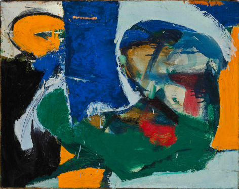 Untitled, c. 1960s. Oil on canvas. 18.11 x 22.83 inches (46 x 58 cm)