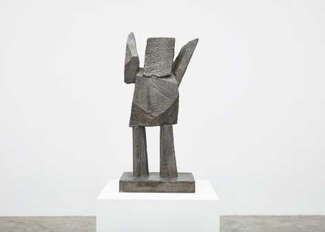 Gimhongsok (b. 1964) Surrender - Thomas, 2018 ,High-strength grout cement, Sculpture, 37.01 x 16.93 x 11.81 inches, 94 x 43 x 30 cm Edition 1/3, 2AP, Gimhongsok: Dwarf, Dust, Doubt at Tina Kim Gallery