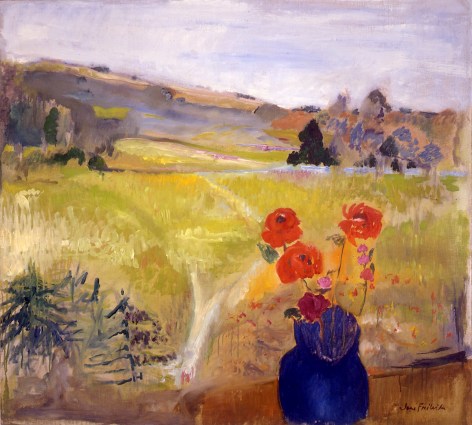 Landscape with Poppies