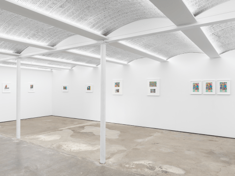 Installation view: Teresa Burga: Dibujos (1974&ndash;2019), 2022, Alexander Gray Associates, Germantown, NY