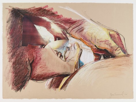 Untitled, 1978, Oil crayon and collage on paper