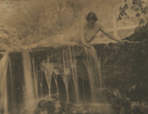 Eva Watson-Sch&uuml;tze Nude Woman on a Rock, c. 1904