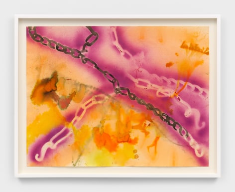Untitled, c. 1974, Watercolor and ink on paper, 19 1/2 x 25 1/2 in (49.5 x 64.8 cm) 22 5/8 x 28 5/8 x 1 5/8 in framed (57.5 x 72.7 x 4.1 cm framed)
