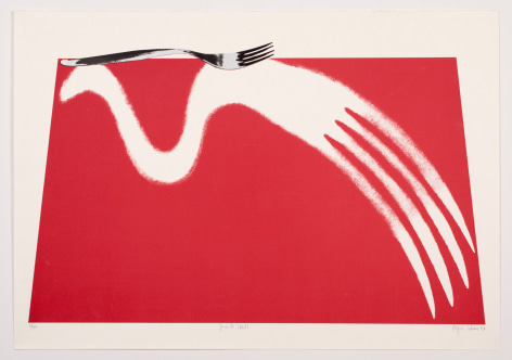 Simile (Red), 1997, Lithography &amp;amp; Serigraphy