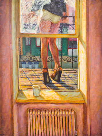 Morning Terrace, 1992, Oil On Canvas