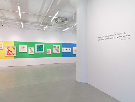 Vera Neumann:&nbsp;Vera Paints a Rainbow, Installation View, Alexander Gray Associates, 2015