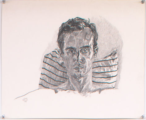 Self Portrait, 1981, Graphite on paper