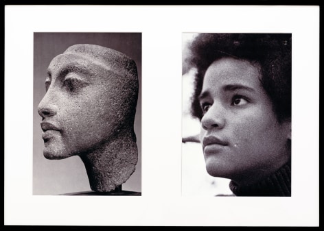 Miscegenated Family Album (Sisters III), L: Nefertiti&#039;s daughter, Maketaten; R: Devonia&#039;s daughter, Kimberley, 1980/1994, Cibachrome print, 26h x 37w in (66.04h x 93.98w cm)