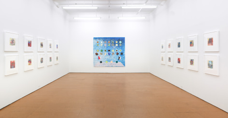 Jack Whitten, Installation view, Alexander Gray Associates,&nbsp;2011