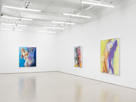 Installation view: Joan Semmel:&nbsp;Against the Wall, Alexander Gray Associates, New York, 2023
