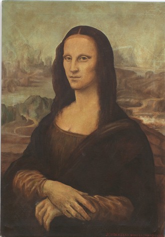 Self Portrait after Dopo Leonardo, 1996, Oil On Canvas
